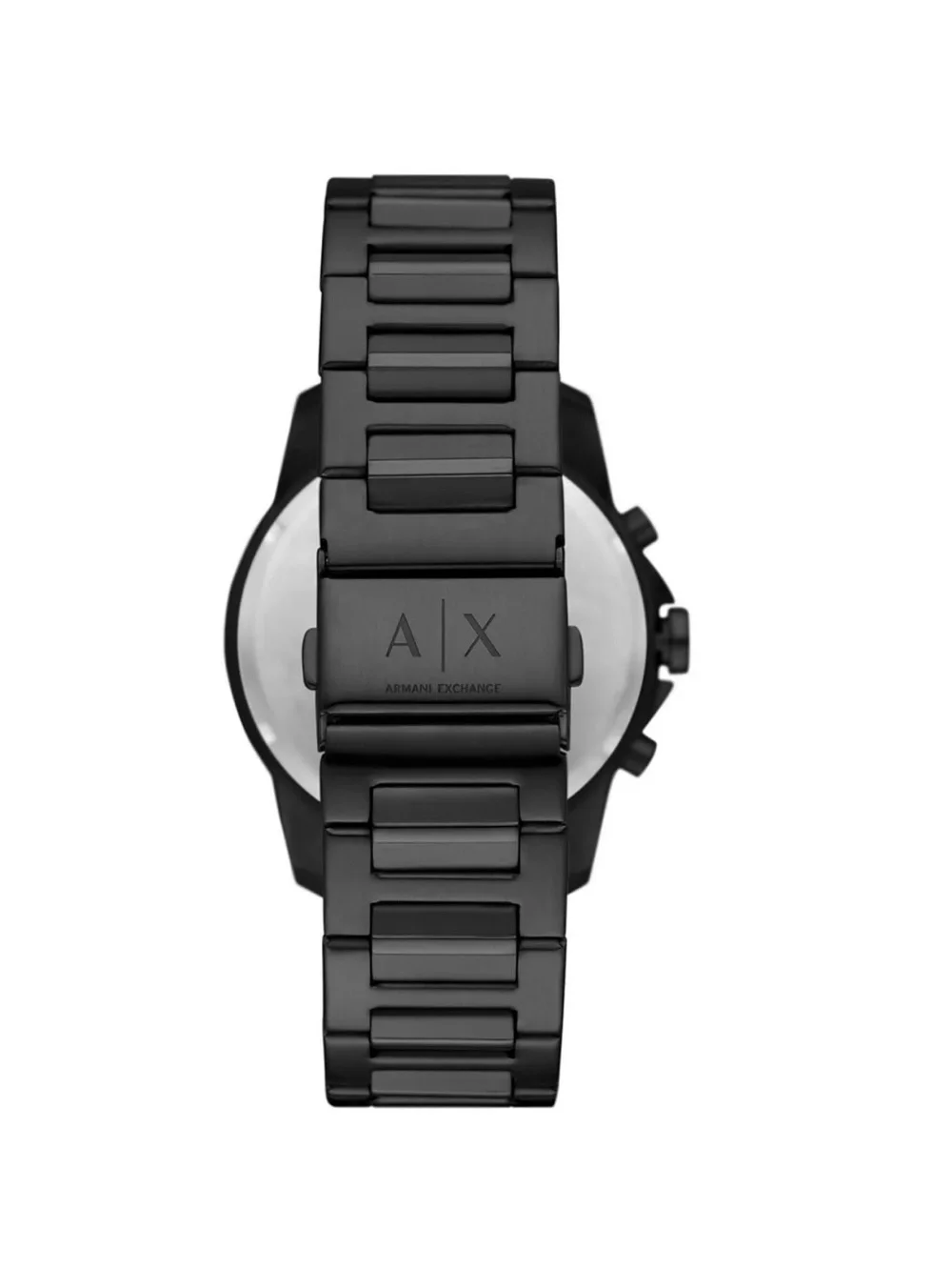 A/X Armani Exchange Chronograph Black Stainless Steel Bracelet Watch 44mm